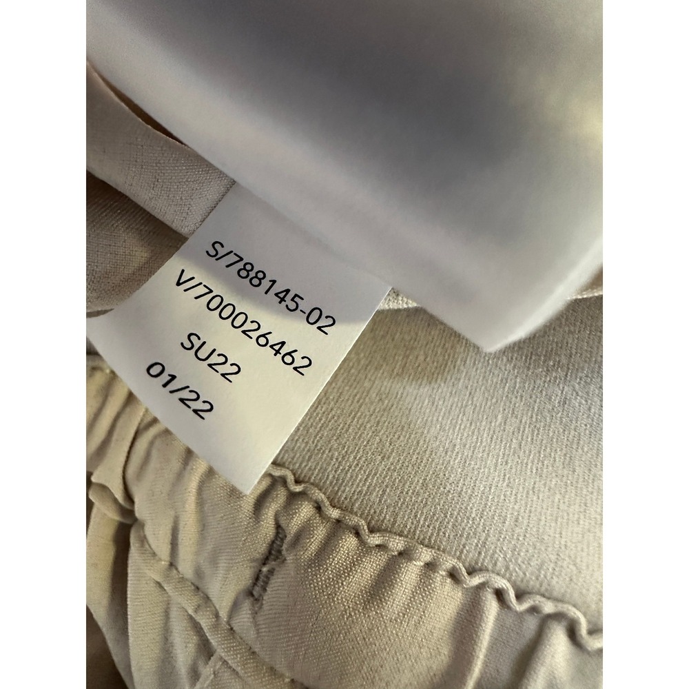 NWT Athleta Attitude II Pants Ruched Mid Rise Jogger Womens Size 4 / P Beige Tan - Picture 11 of 13
